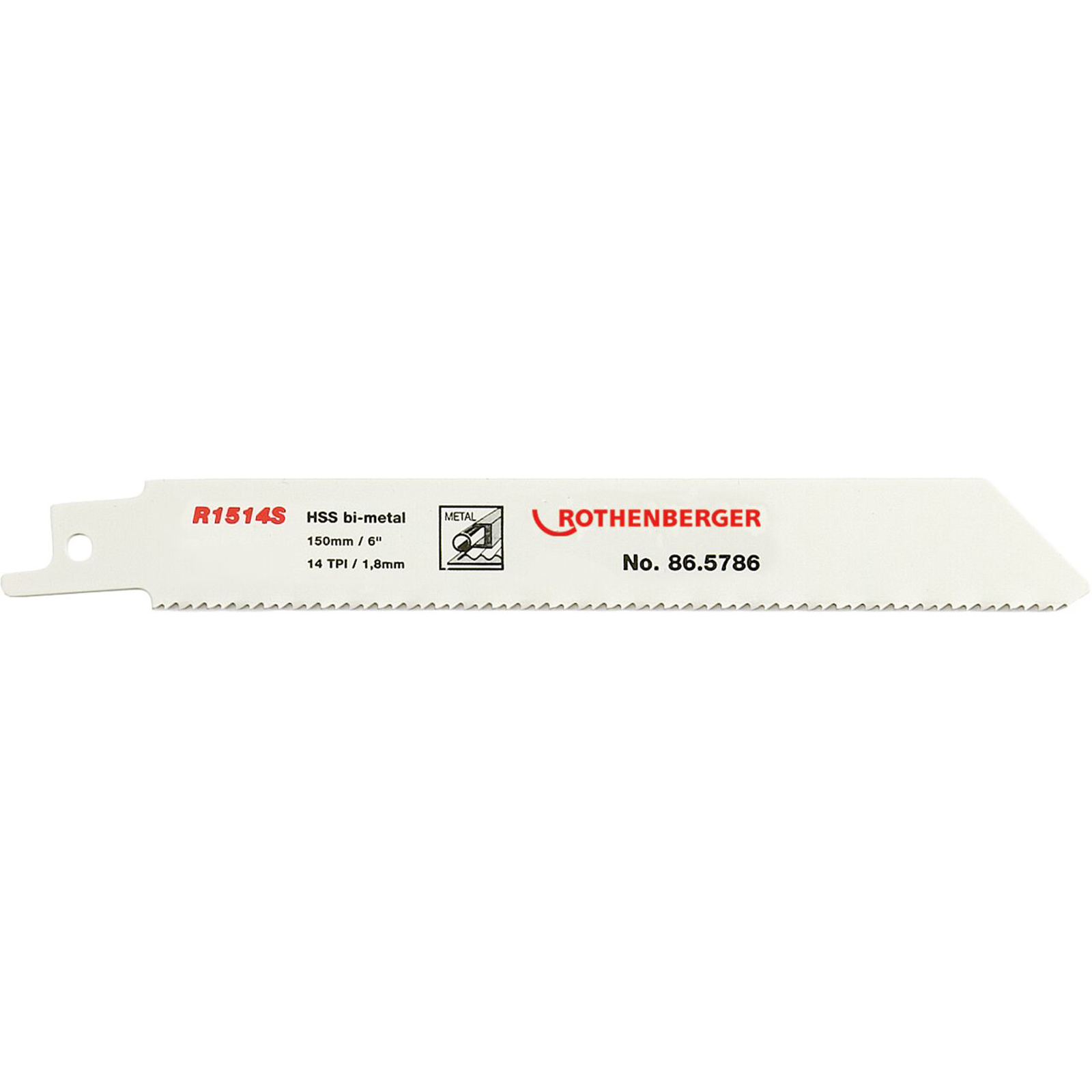 ROTHENBERGER Universal-Sägeblatt, 150x20x0,9, 14 TPI (5er-Pack) - 865786