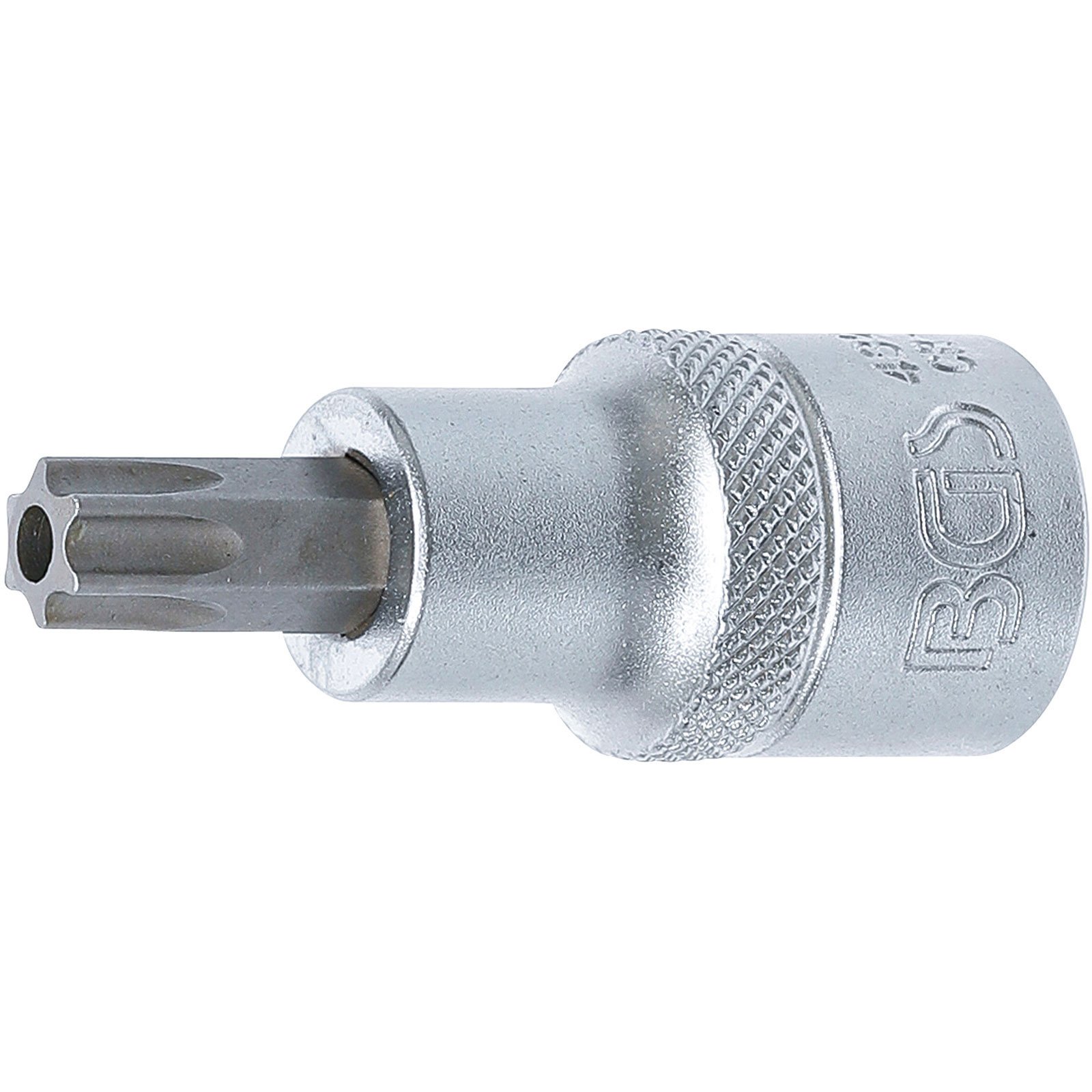 BGS Bit-Einsatz Antrieb Innenvierkant 12,5 mm (1/2") T-Profil (für Torx) mit Bohrung T50 - 4328