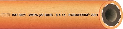 Propangasschlauch ROBAFORM® ID 8,0mm Wandst.3,5mm AD 15,0mm L.50m TEGUMA