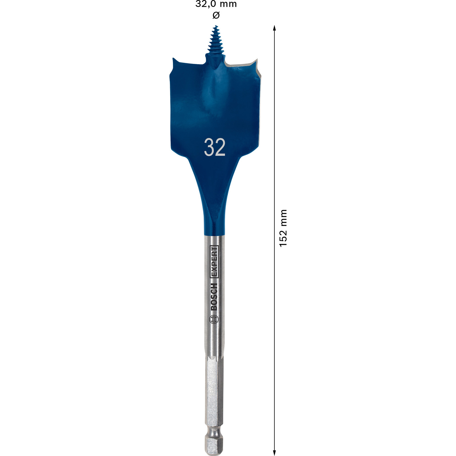 Bosch Expert SelfCut Speed Flachfräsbohrer 32 x 152 mm - 2608900326