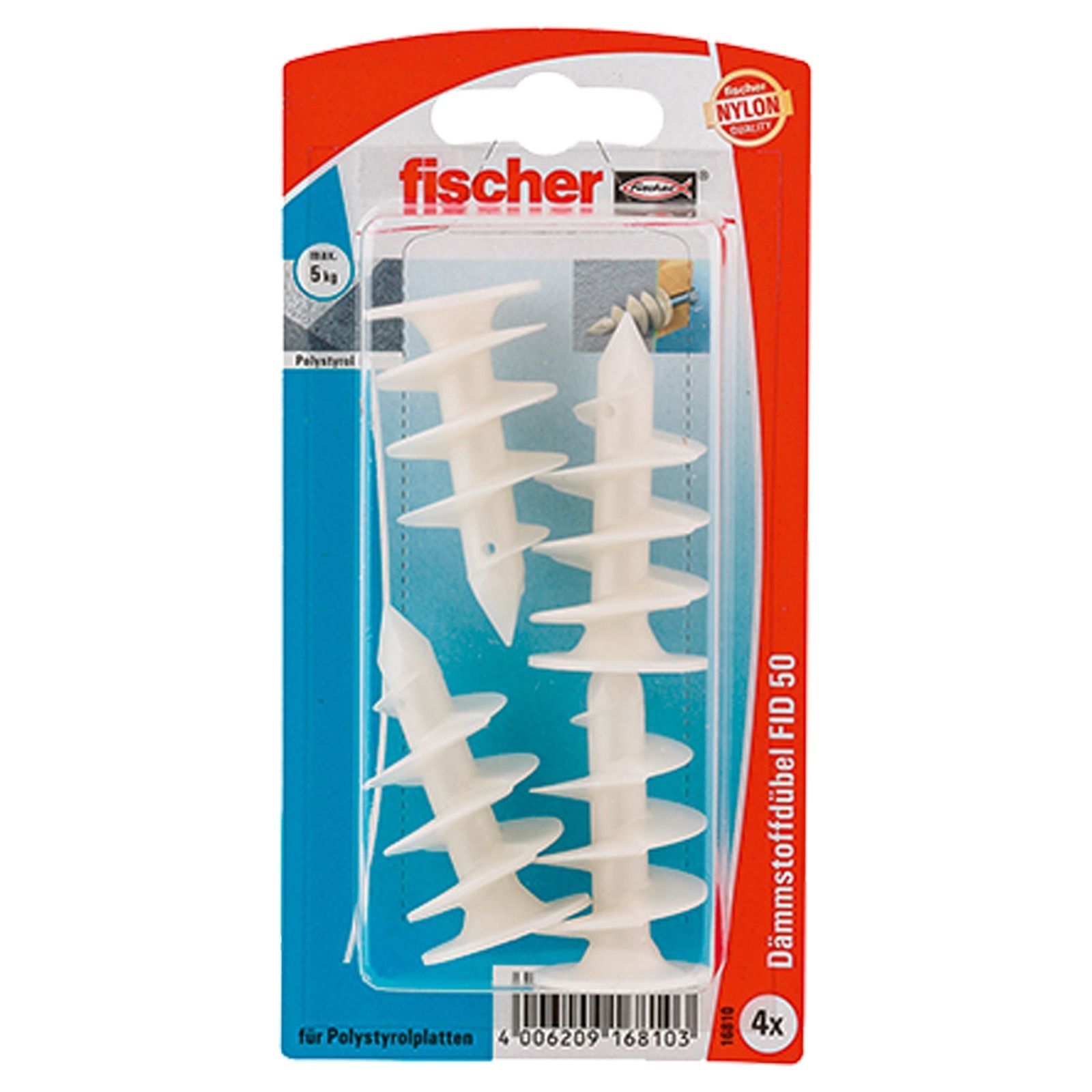 Fischer 4x Dämmstoffdübel FID 50 - 16810