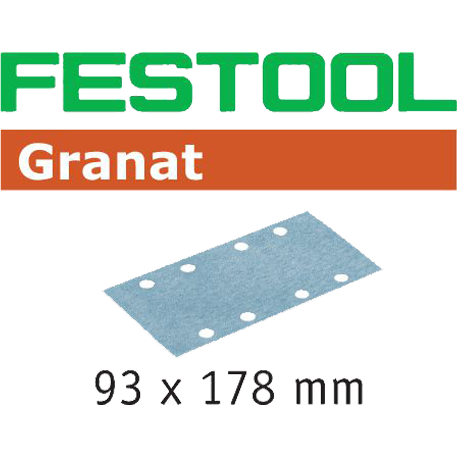 Festool Schleifstreifen Granat STF 93X178 P220 GR/100 - 498939