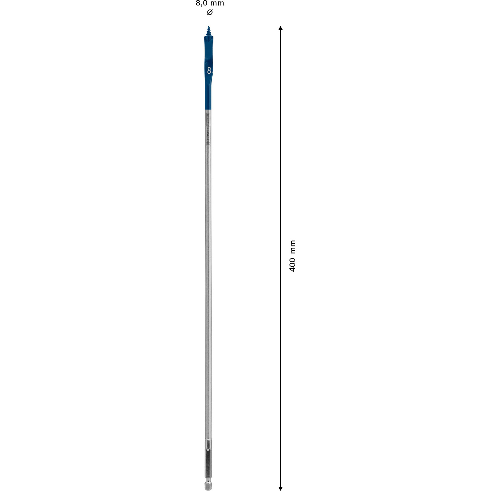 Bosch Expert SelfCut Speed Flachfräsbohrer 8 x 400 mm - 2608900338