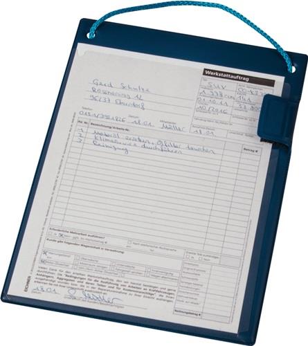 Eichner Auftragstasche mit Klettverschluss Kordel und Tasche blau - 9015-00285