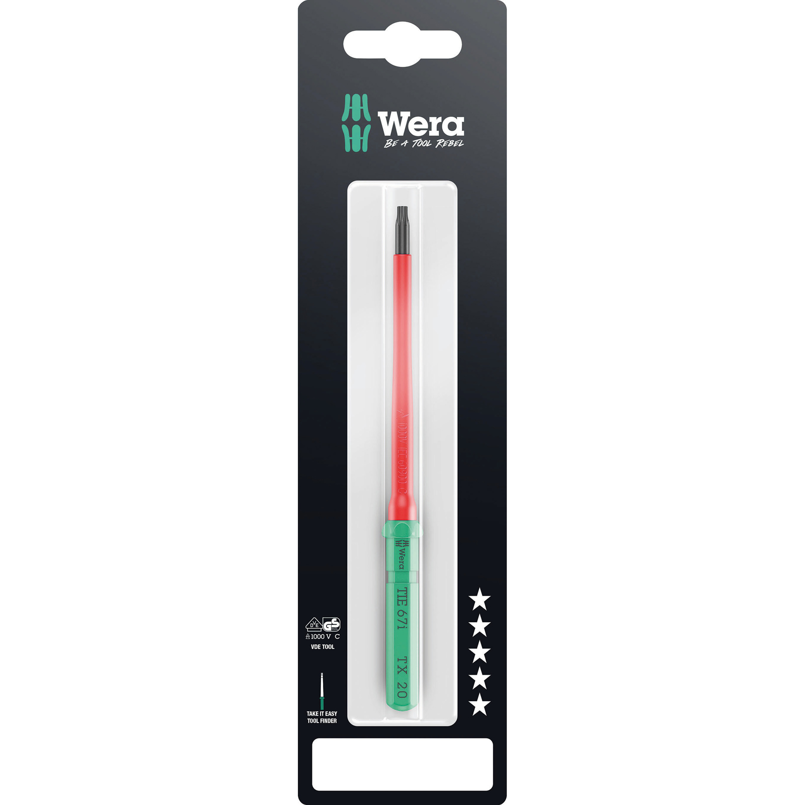 Wera Kraftform Kompakt VDE 67 i TORX® Take it easy SB - 05006572001