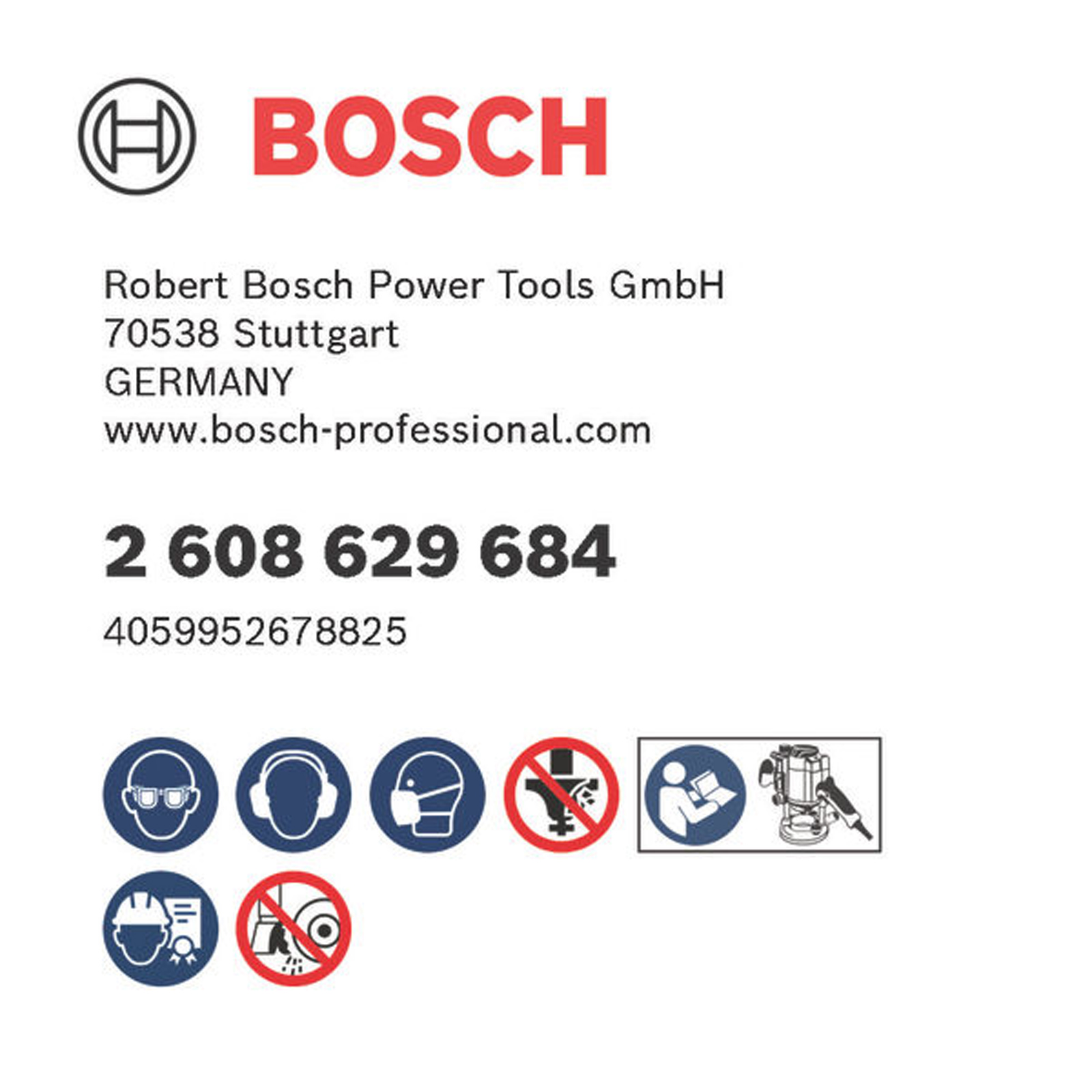Bosch PRO T-Nutfräser 13,5 x Ø 8,6 Schaft 8 mm - 2608629684