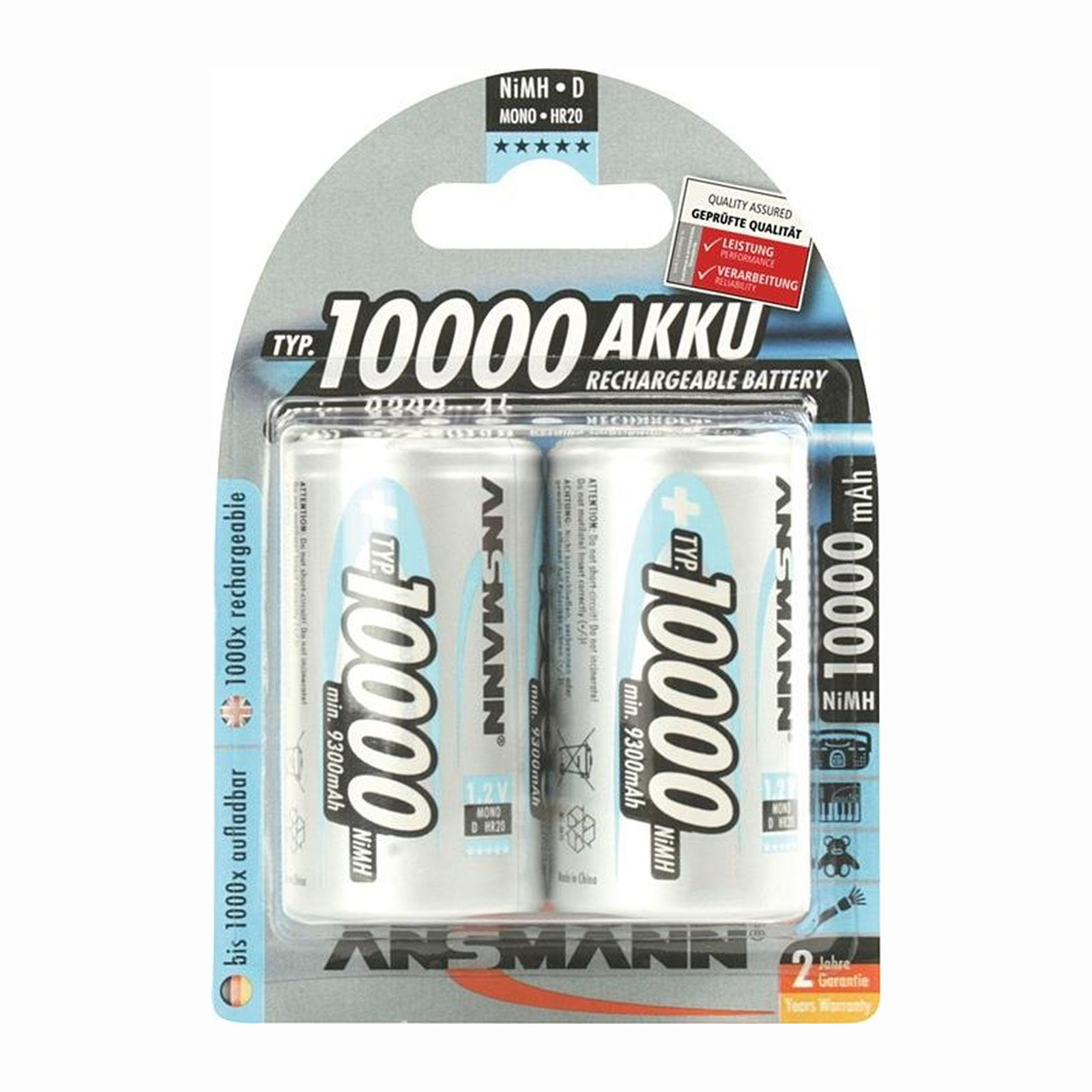 ANSMANN Akkuzelle 1,2 V 10000 mAh - 5030642
