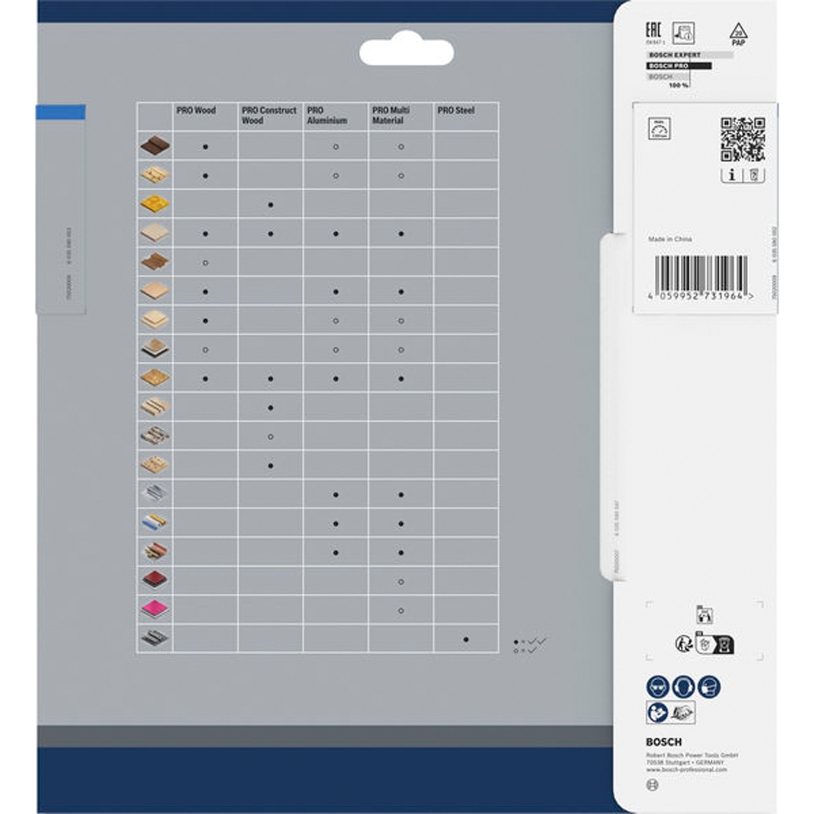 Bosch PRO Steel corded Kreissägeblatt, 203 x 2 x 25,4 mm