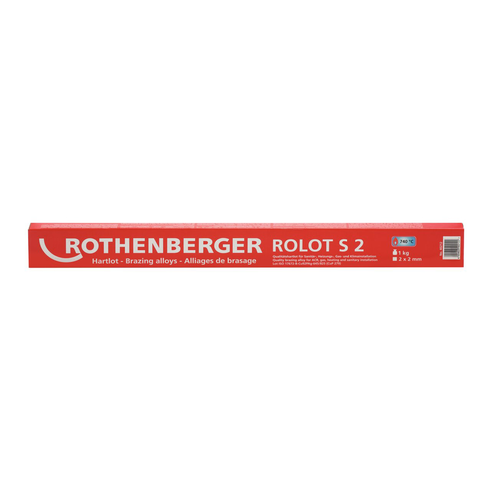 ROTHENBERGER ROLOT S2, nach ISO 17672, 2x2x500mm, 1kg - 40212