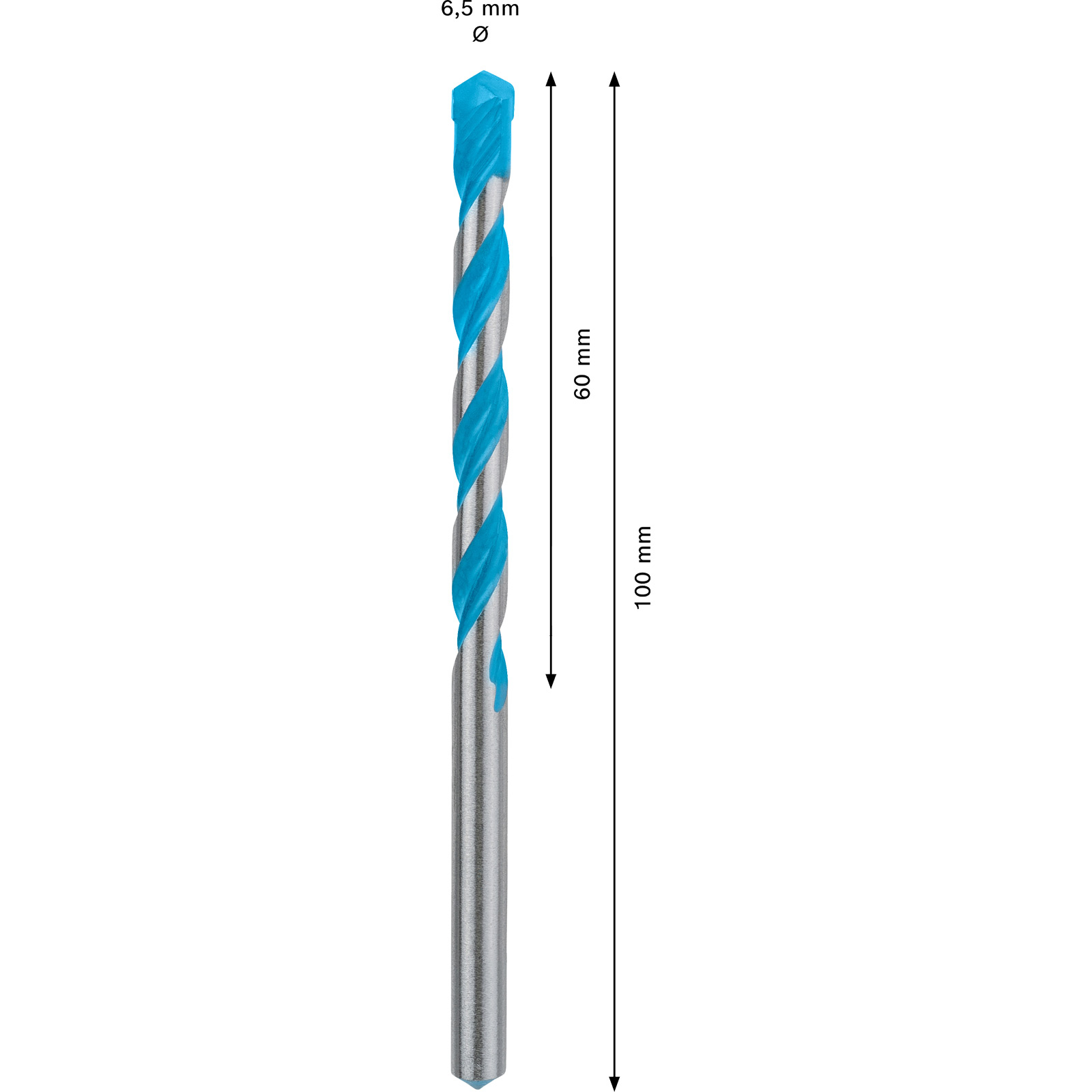 Bosch Expert CYL-9 MultiConstruction Bohrer 6,5 x 60 x 100 mm - 2608900615