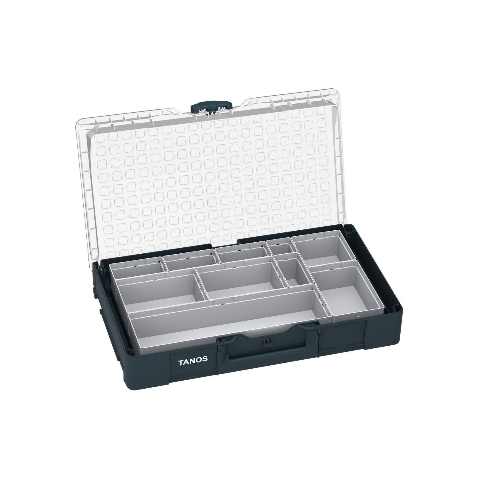 Tanos Systainer³ Organizer L 89 mit 10 Einsatzboxen anthrazit (RAL 7016) - 83500008