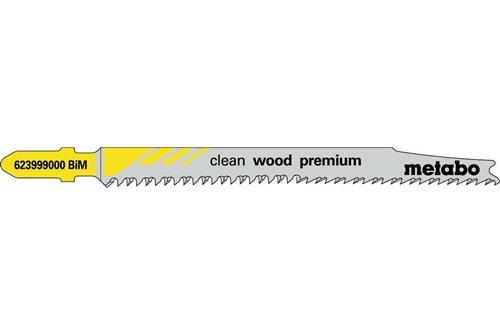 Stichsägeblätter clean wood premium Nutz-L.93mm Zahnt.2,2mm BiMetall Z. Metabo