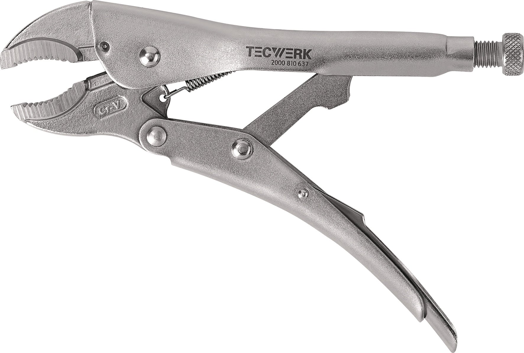 Gripzange Gesamt-L.225mm Spann-W.max.48mm TECWERK