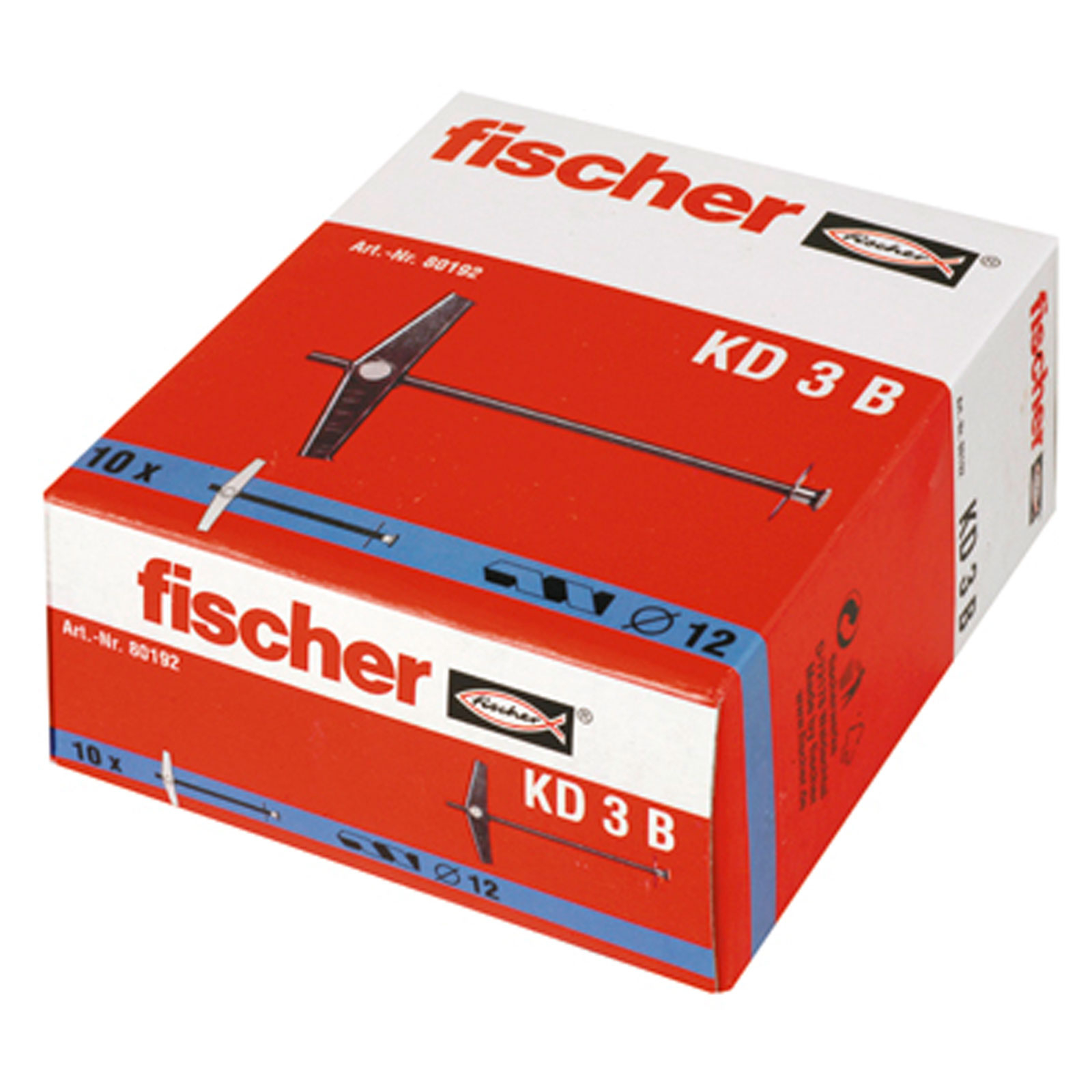 Fischer Federklappdübel KD B Beutel
