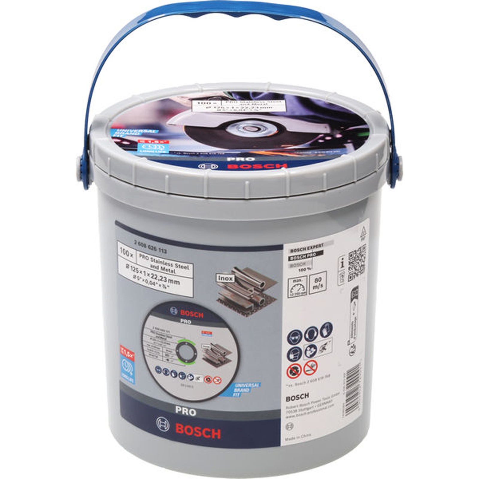 Bosch PRO Stainless Steel and Metal Trennscheibe 125 x 1 x 22,23 mm gerade 100 St - 2608626113