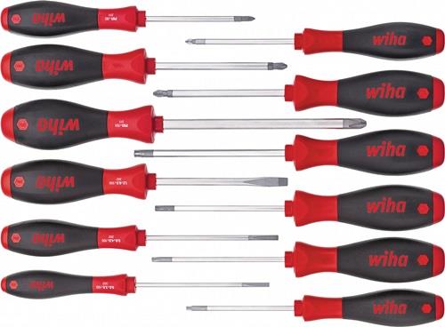 Wiha Schraubendrehersatz 302 H12 12tlg. Schlitz / PH / PZD / TX - 41002
