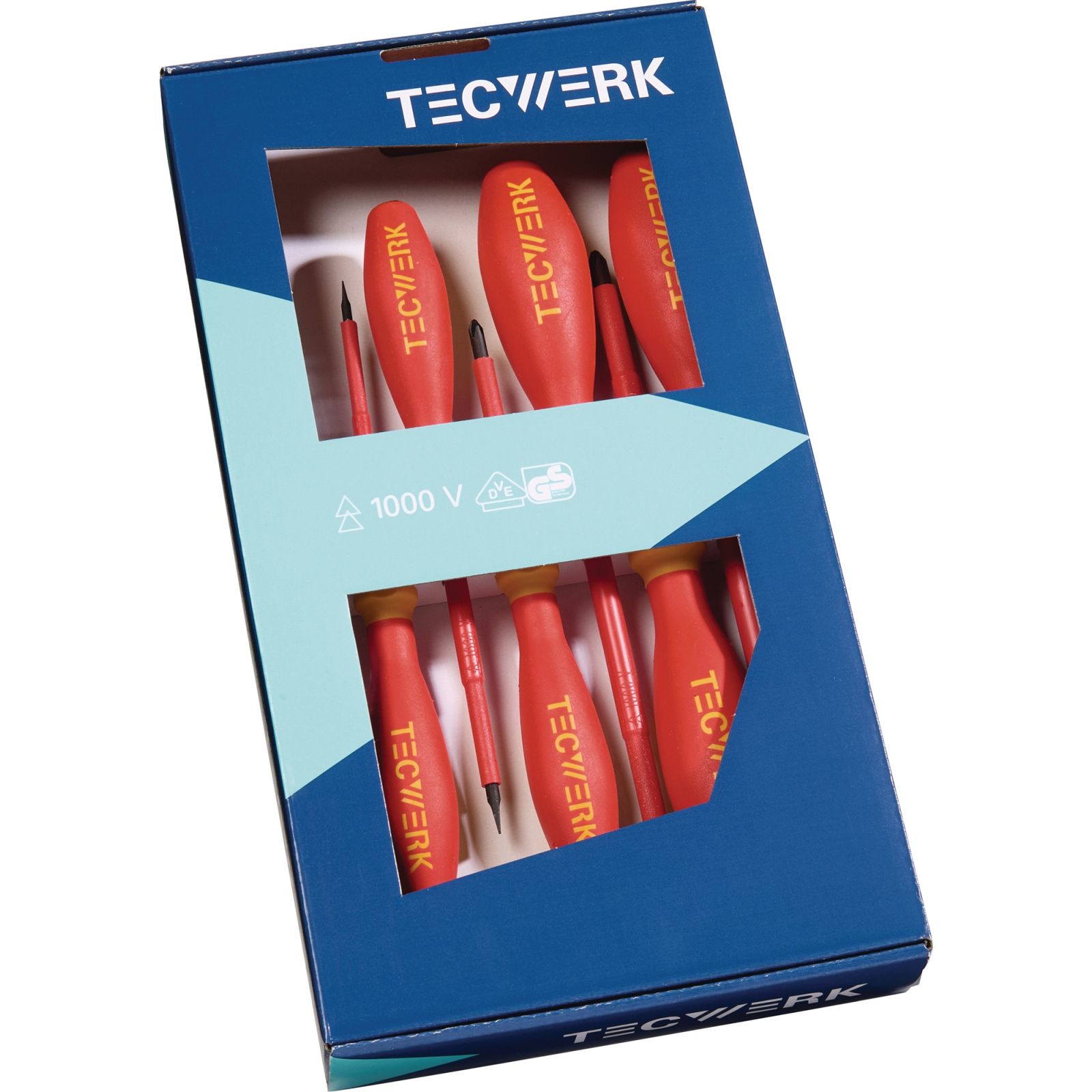 Schraubendrehersatz 7-tlg.Schlitz/PH VDE TECWERK