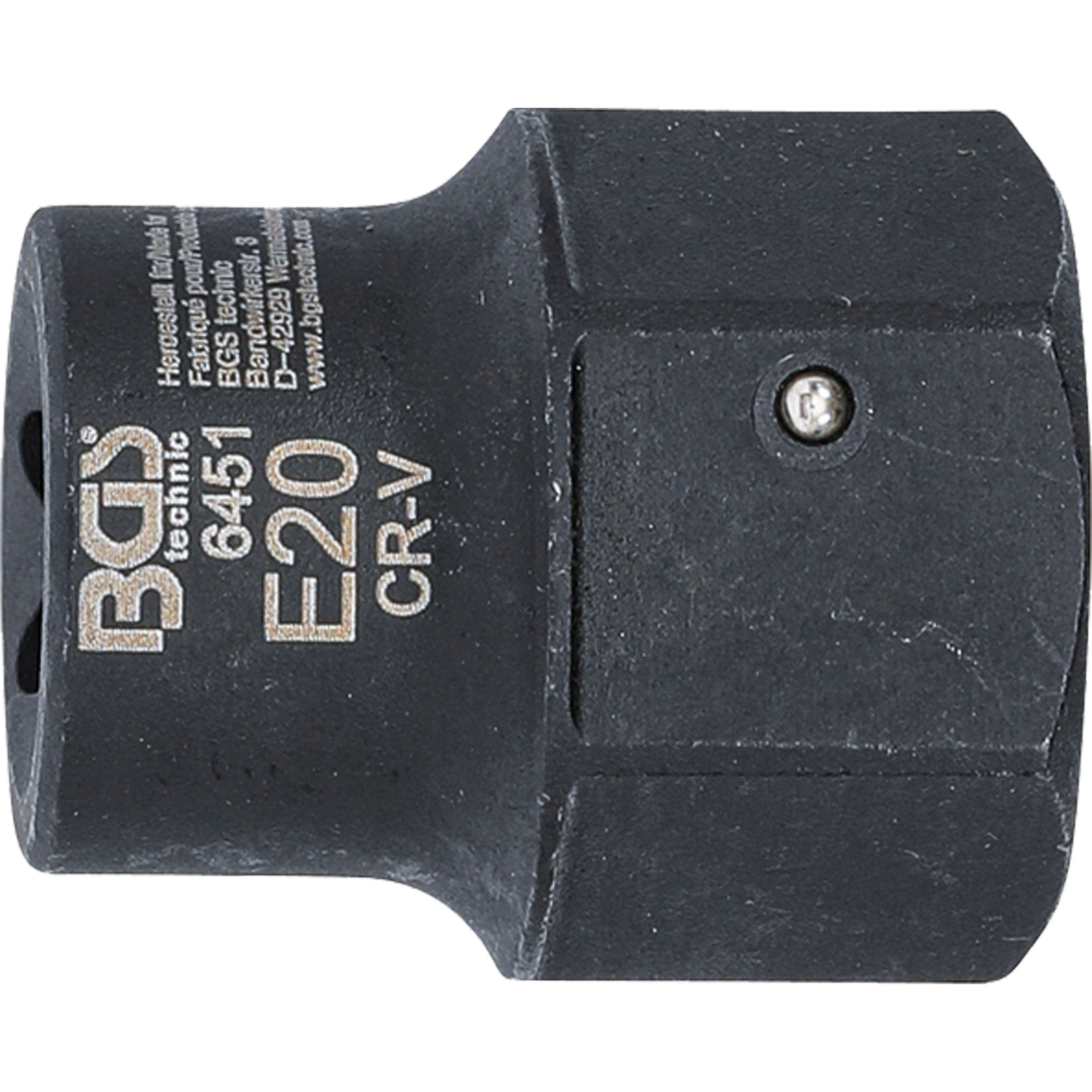 BGS Bremssattel-Einsatz E-Profil (für Torx) für MAN TGA Antrieb Außensechskant 30 mm SW E20 - 6451