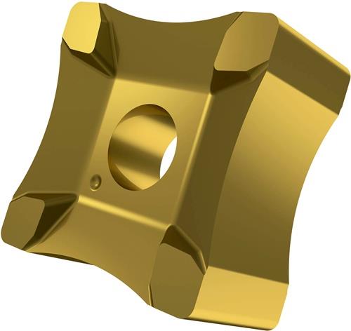 Scarfing-Schneideinsatz ISO SNMX 15-R18:6640 Radius 18mm MT-CVD beschicht. Gold
