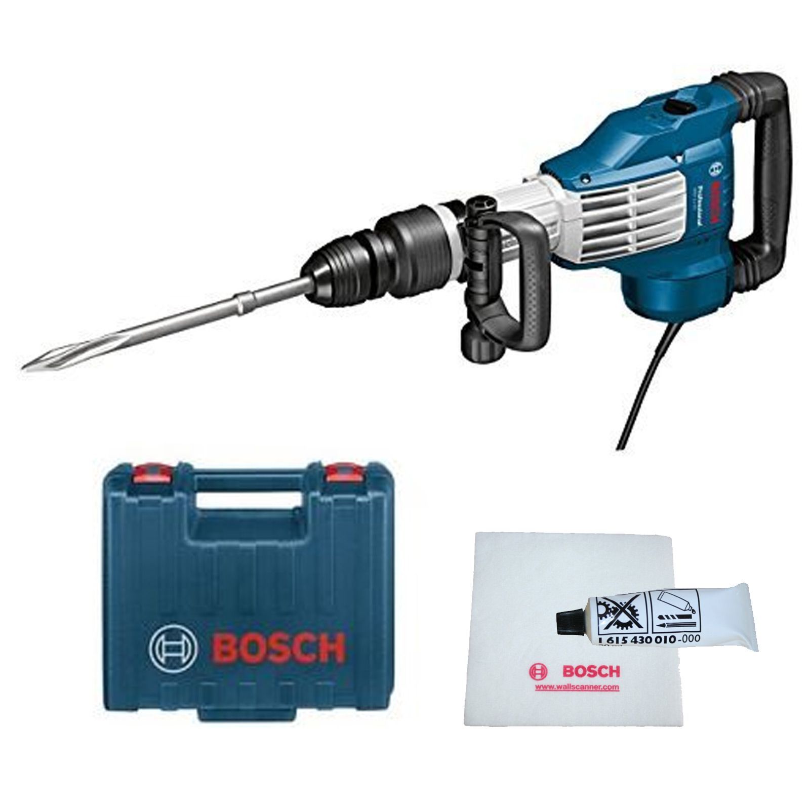 Bosch Schlaghammer mit SDS-max GSH 11 VC 1.700 W im Handwerkerkoffer - 0611336000