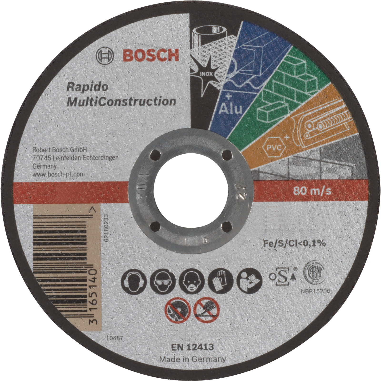 Bosch Trennscheibe gerade Rapido Multi Construction