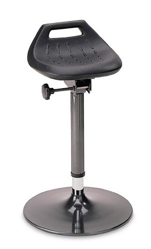 interstuhl Stehhilfe Integralschaum Sitzhöhenverstellung 650 - 850 mm Stahlrohr anthrazit Tellerfuß BIMOS - 9454-2000