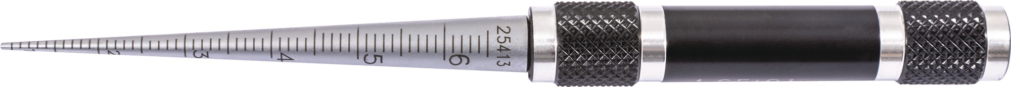 Lochlehre 1-6mm kon.Abl.0,1mm TECWERK