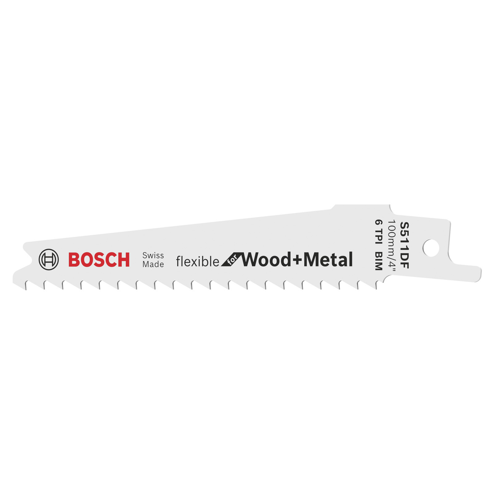 Bosch 5x Säbelsägeblatt S 511 DF Flexible for Wood and Metal - 2608657723