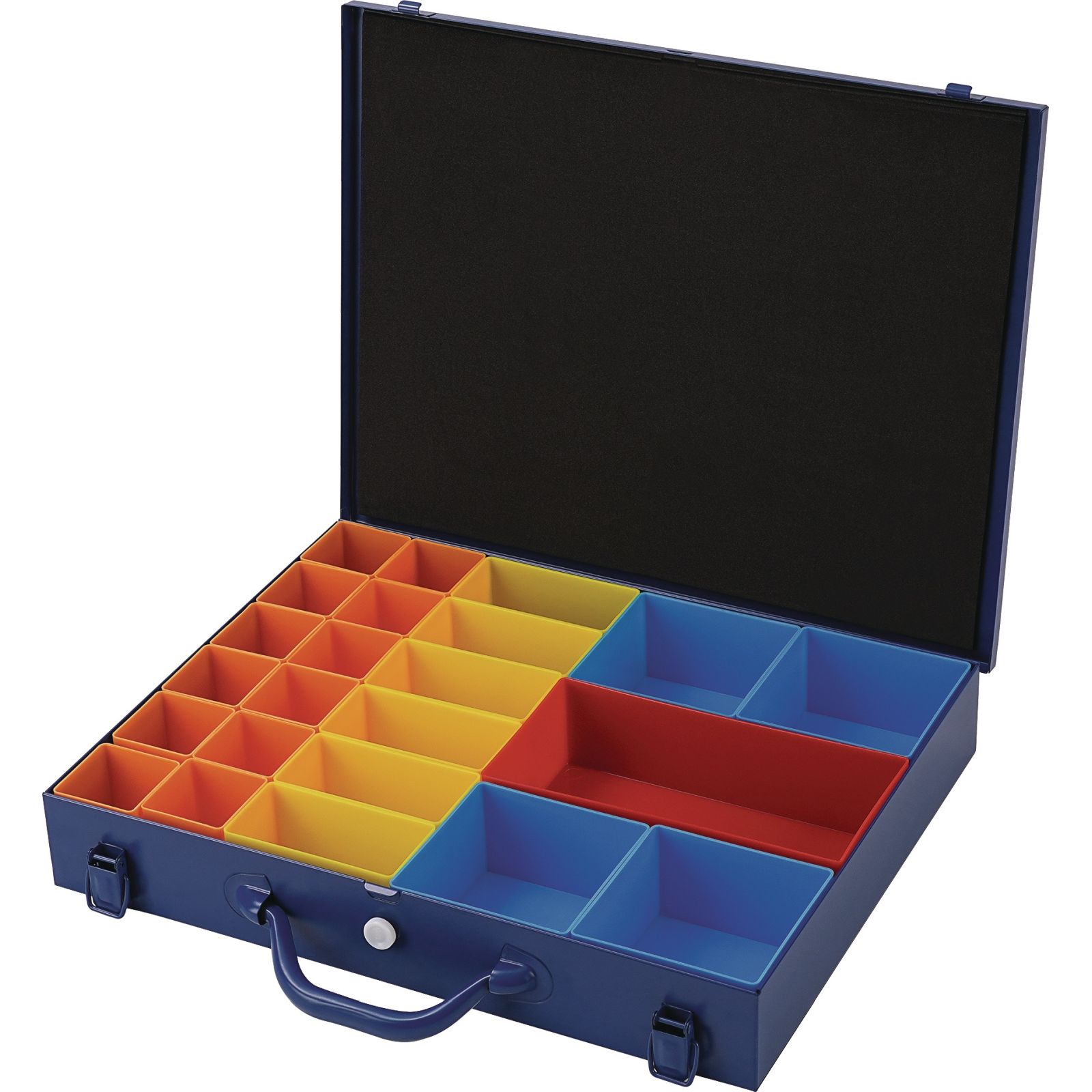 Sortimentskasten B438xT342xH70mm 23 Fächer blau blau TECWERK