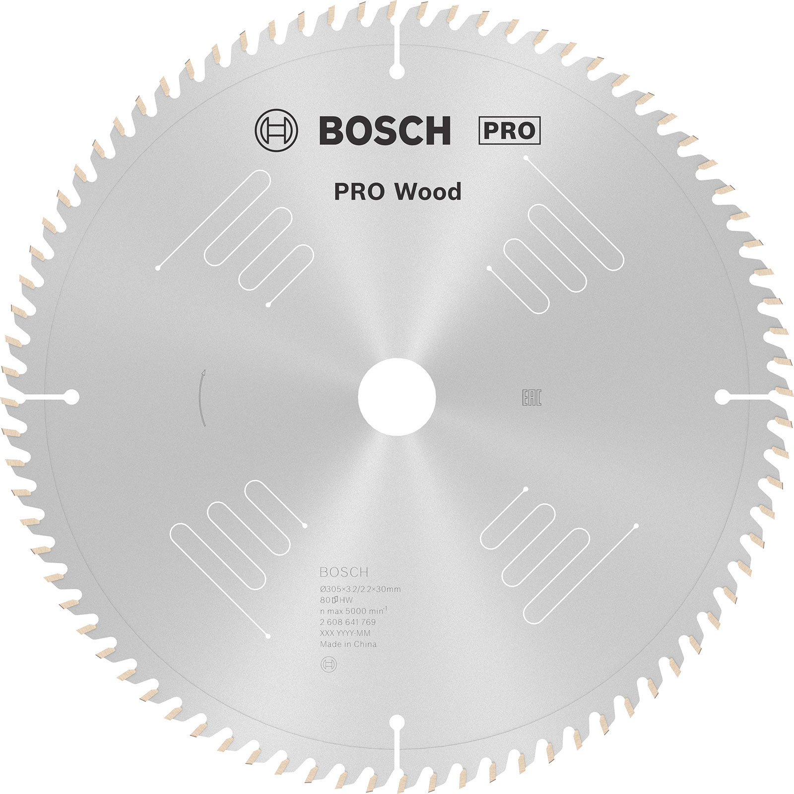 Bosch PRO Wood Kreissägeblatt 305 x 3,2 x 30 mm - 2608641769