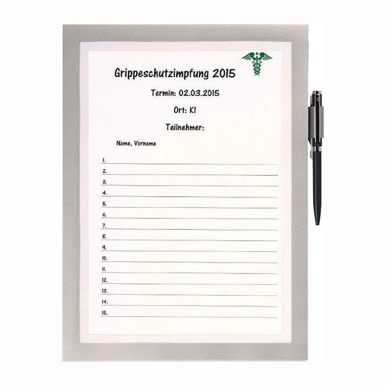 Durable Magnetrahmen selbstklebend Front offen