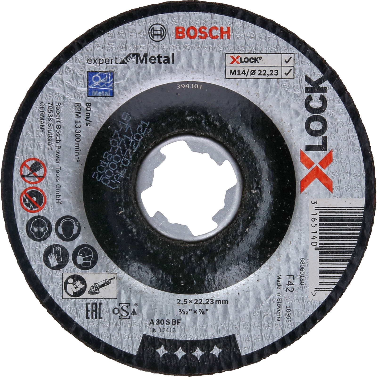 Bosch X-LOCK Trennscheibe Expert for Metal gekröpft