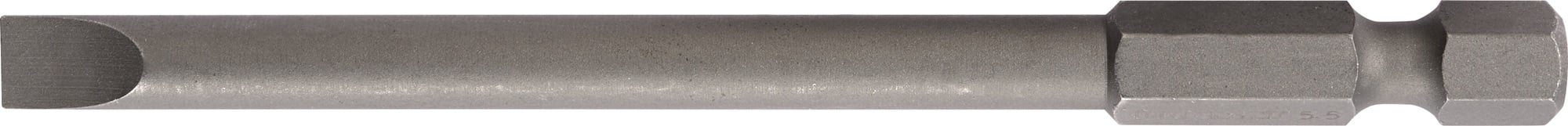 Bit f.Schlitzschrauben 4,5mm L.89mm 1/4 Zoll E6,3 Schneidenstärke 0,6mm TECWERK