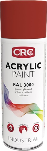 CRC Farbschutzlackspray ACRYLIC PAINT feuerrot glänzend RAL 3000 400 ml Spraydose - 11678-AA