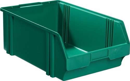 LA-KA-PE Sichtlagerkasten L 500 / 450 x B 300 x H 180 mm grün - LK1 GRÜN