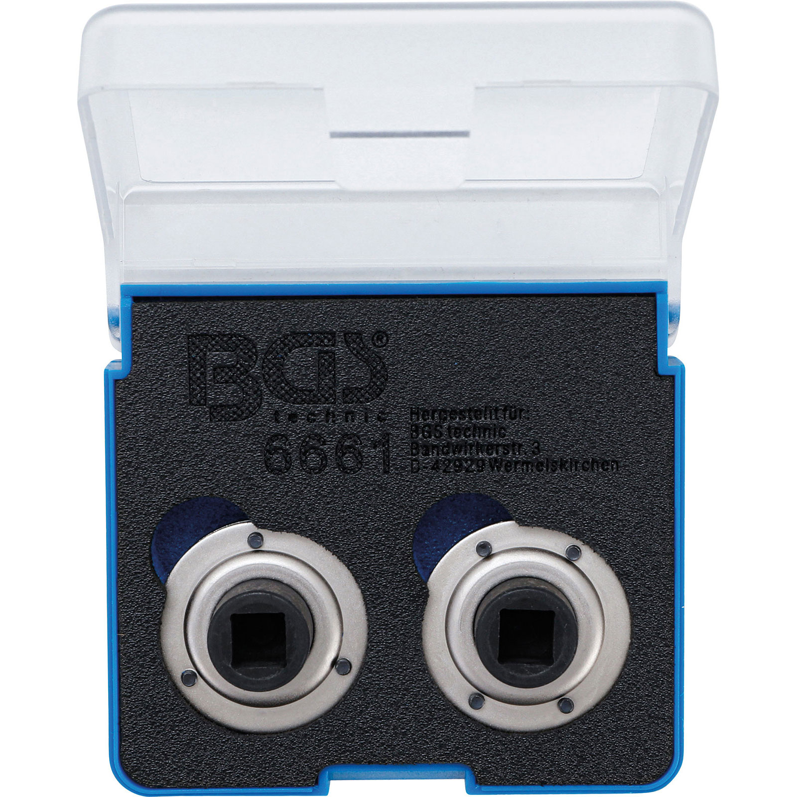 BGS Bremskolben-Rückstelladapter-Satz universal mit 2 & 3 Stiften 2tlg. - 6661