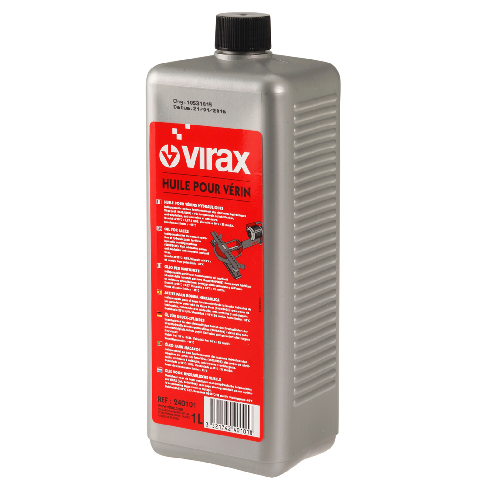 VIRAX hydraulisches Zylinderöl - 1 l Flasche - 240101