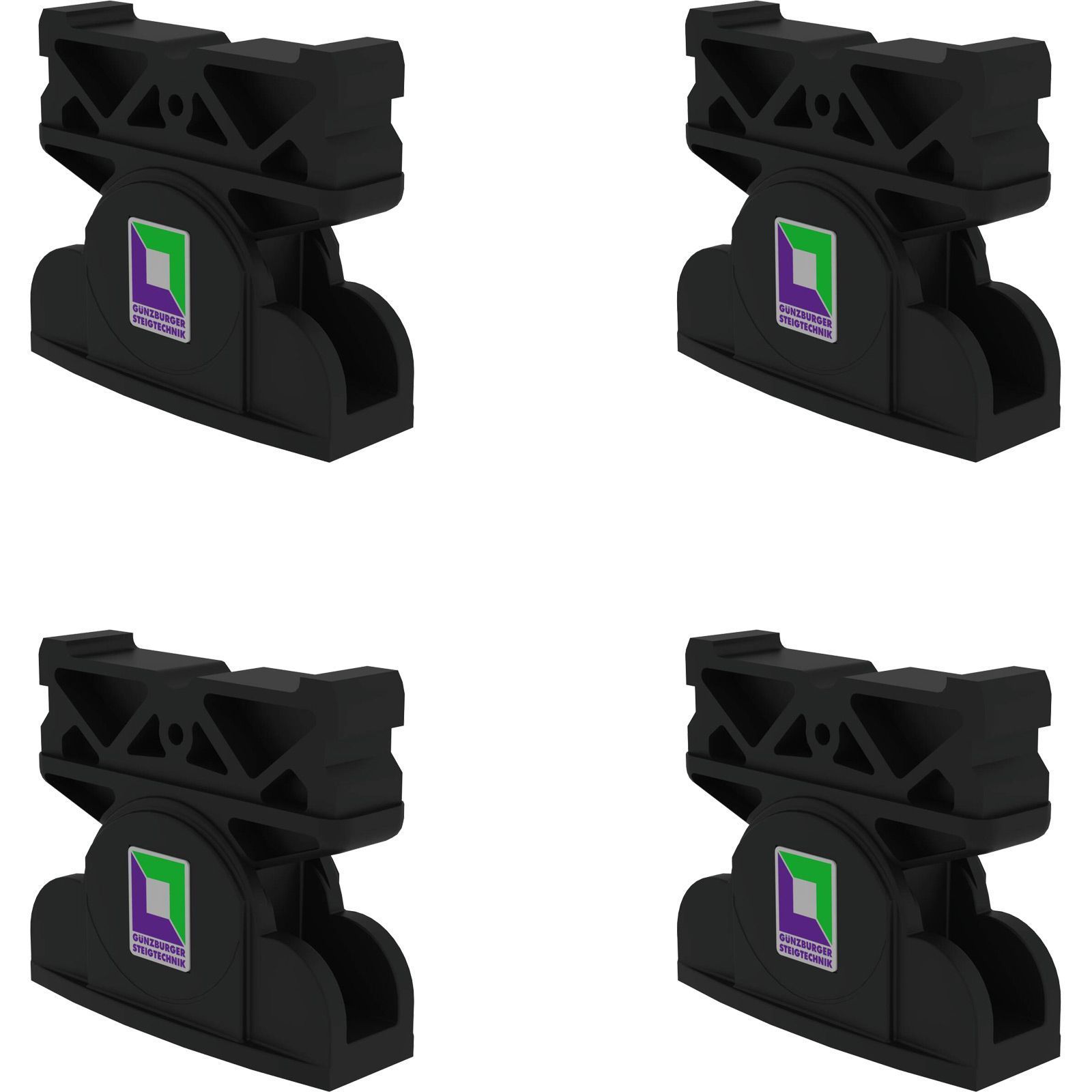 Günzburger Steigtechnik 4x nivello-Innenschuh Baujahr 2005 - 2018 98 x 25 mm - 019204