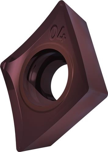 Drehwendeschneidplatte ISO ECGT 080304E-SF3:T8415 D.3,4mm PVD beschichtet