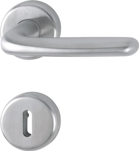 HOPPE Rosettengrt.Cardiff E1850Z/17KV/17KVS VA F69 rd.OB DIN L/R D/D - 3032921