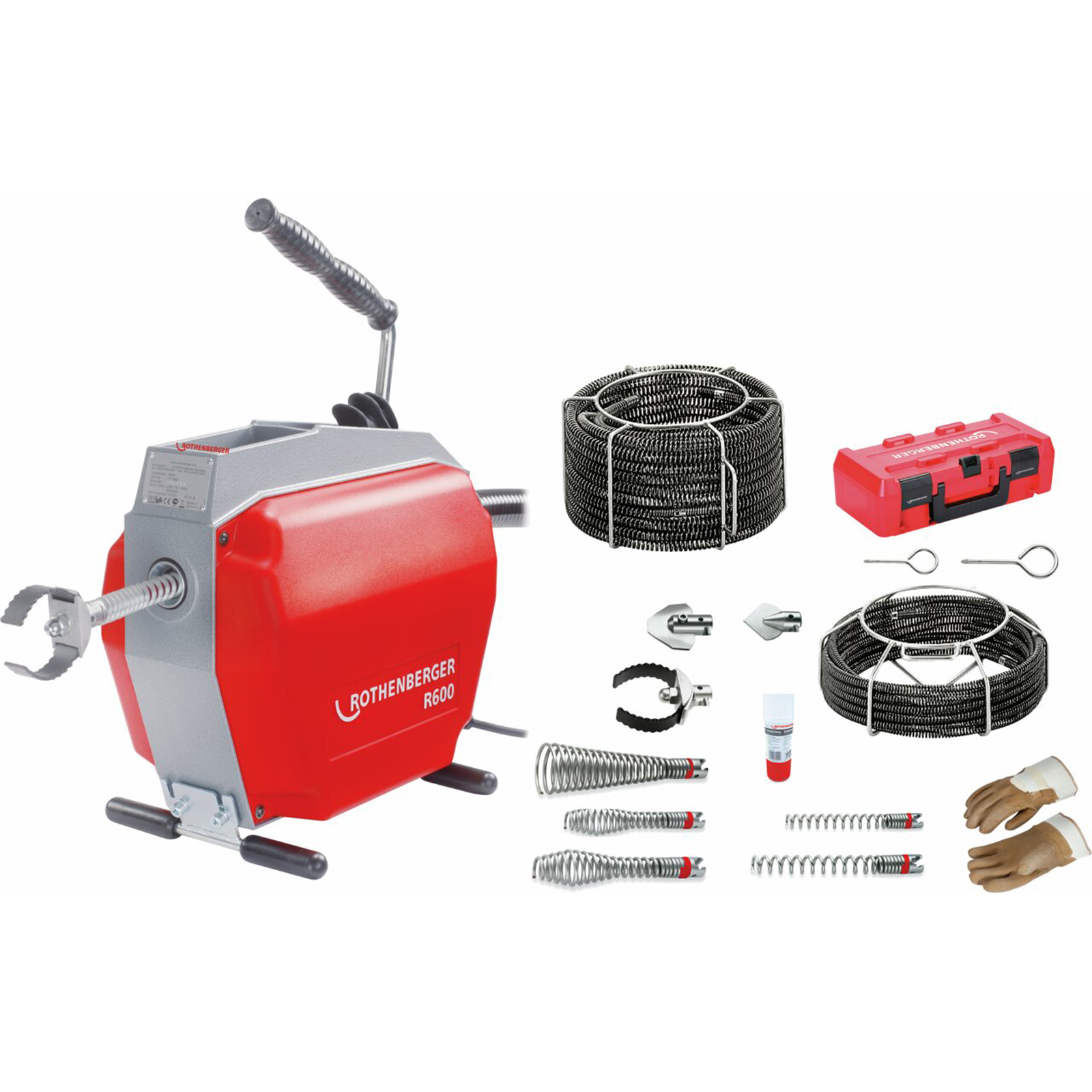 ROTHENBERGER R600 + Spiral/Werkzeugset (7.2687+7.2956X) - 19173