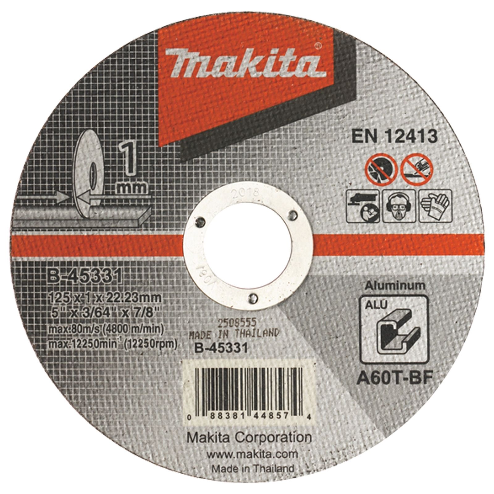 Makita Trennscheibe Alu 125 x 1 mm - B-45331