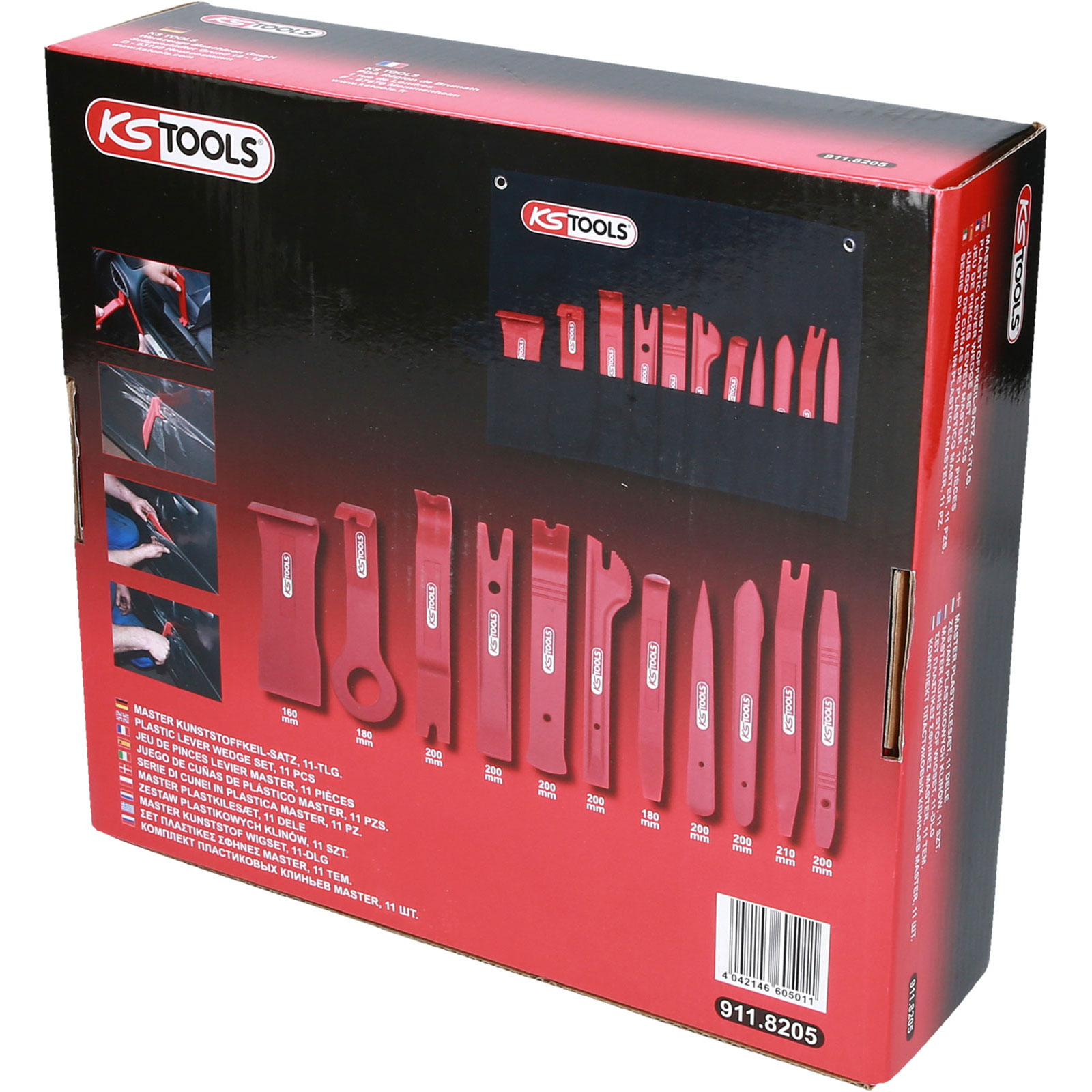 KS TOOLS MASTER Kunststoffkeil-Satz 11tlg. - 911.8205