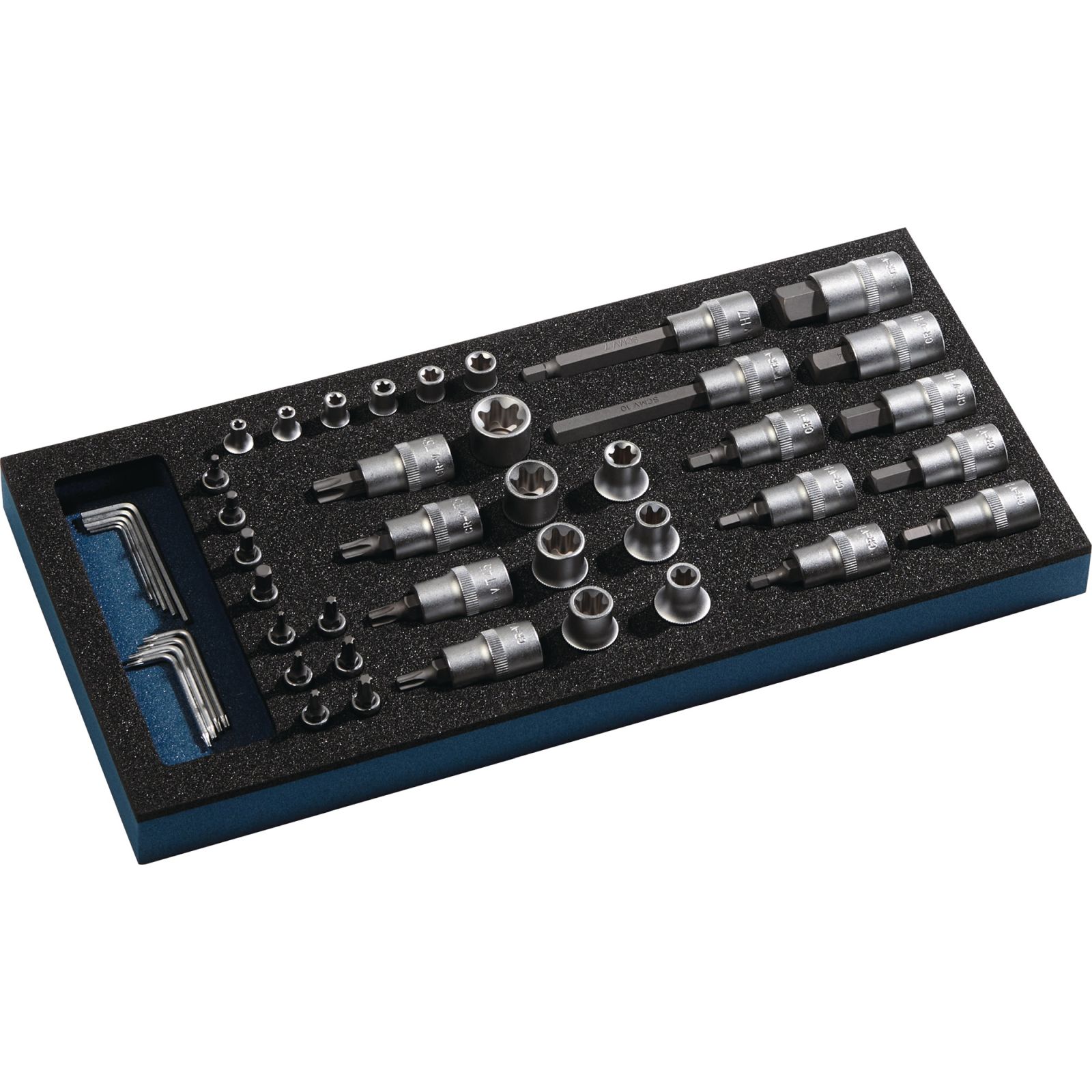 Werkzeugmodul 46-tlg.1/3-Modul Steckschlü.TECWERK