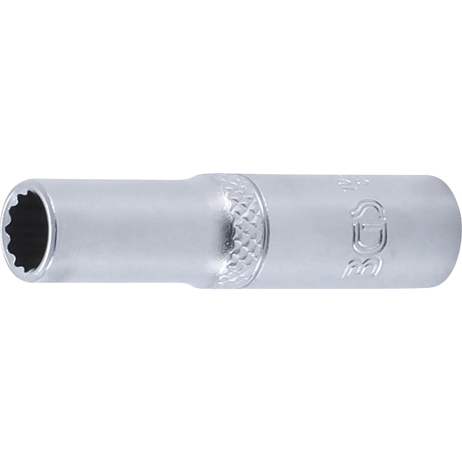 BGS Steckschlüssel-Einsatz Zwölfkant tief Antrieb Innenvierkant 6,3 mm (1/4") SW 7 mm - 10707