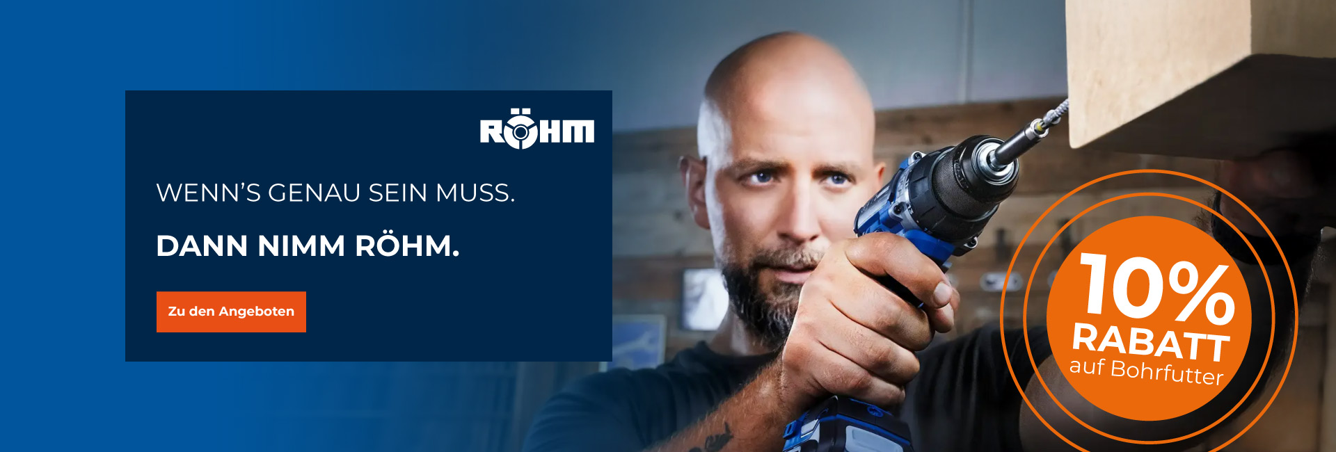 Röhm Werkzeuge mit 10 Prozent Rabatt