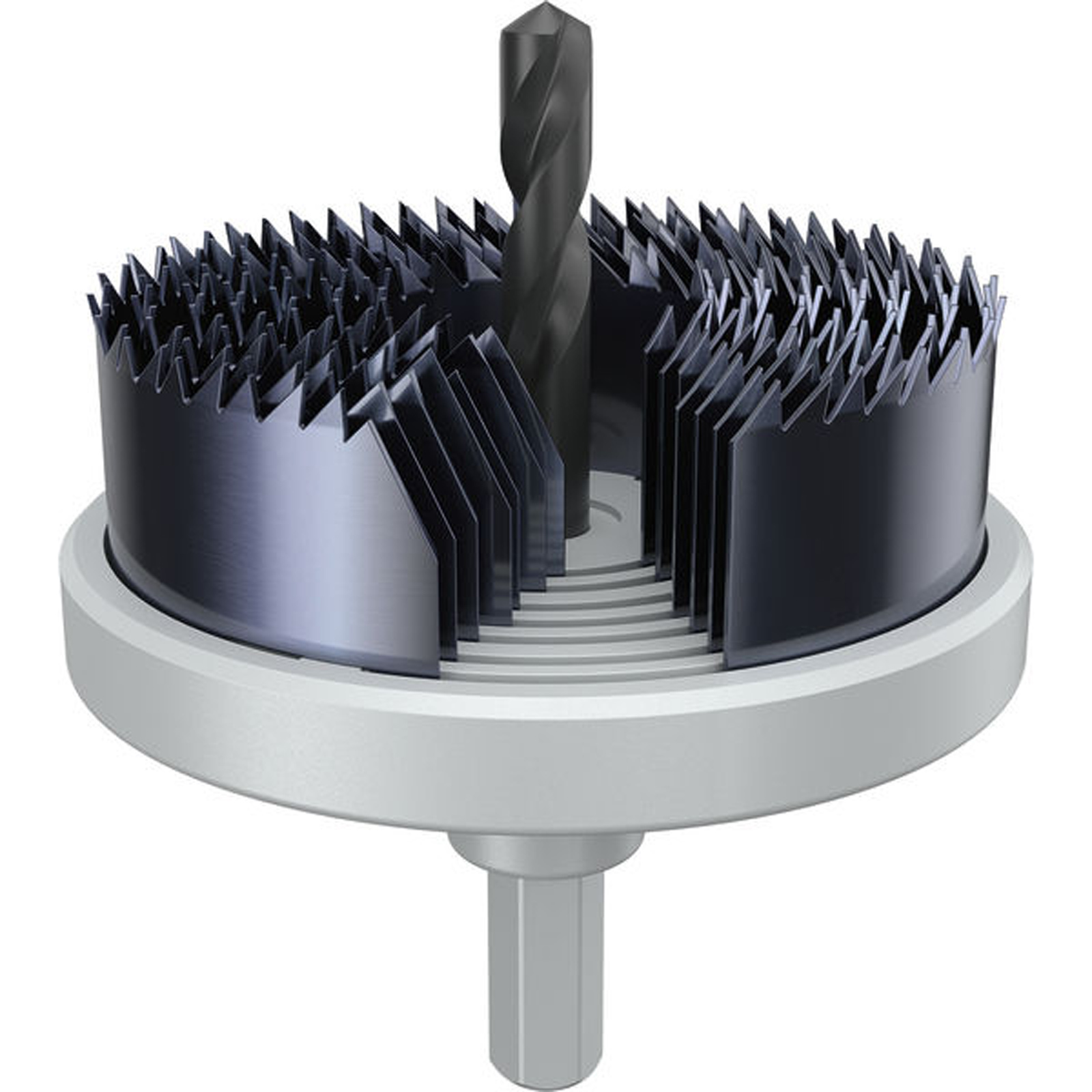 Bosch Wood and Drywall Lochsägen-Set mit Aufsteckhalter 26/32/39/45/51/58/64 x 18,5mm - 2608594507