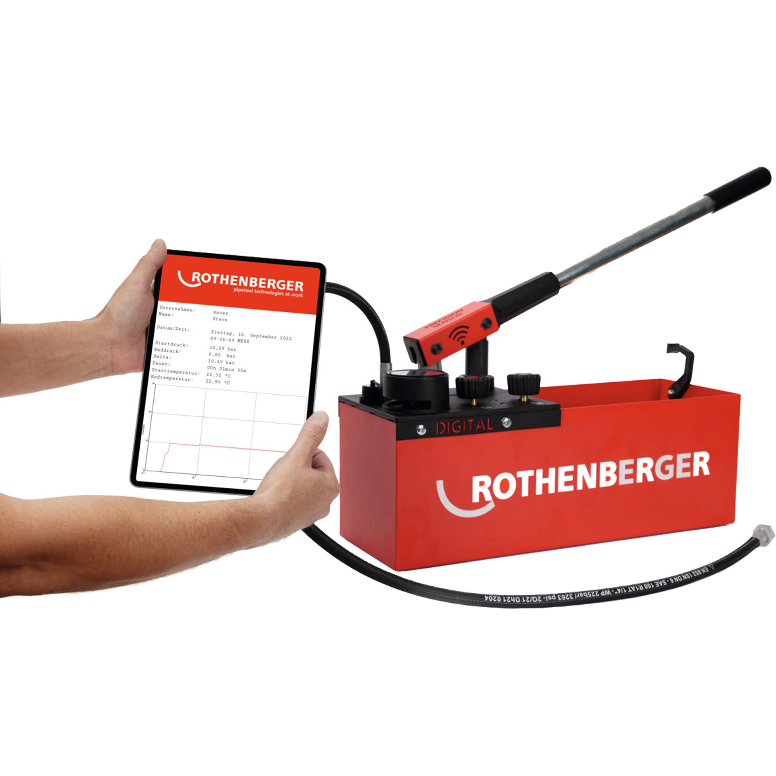 ROTHENBERGER Prüfpumpe RP 50 digital - 1000004000