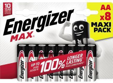 Energizer Batterie Max Alkaline E303324700 AA LR6 8St.