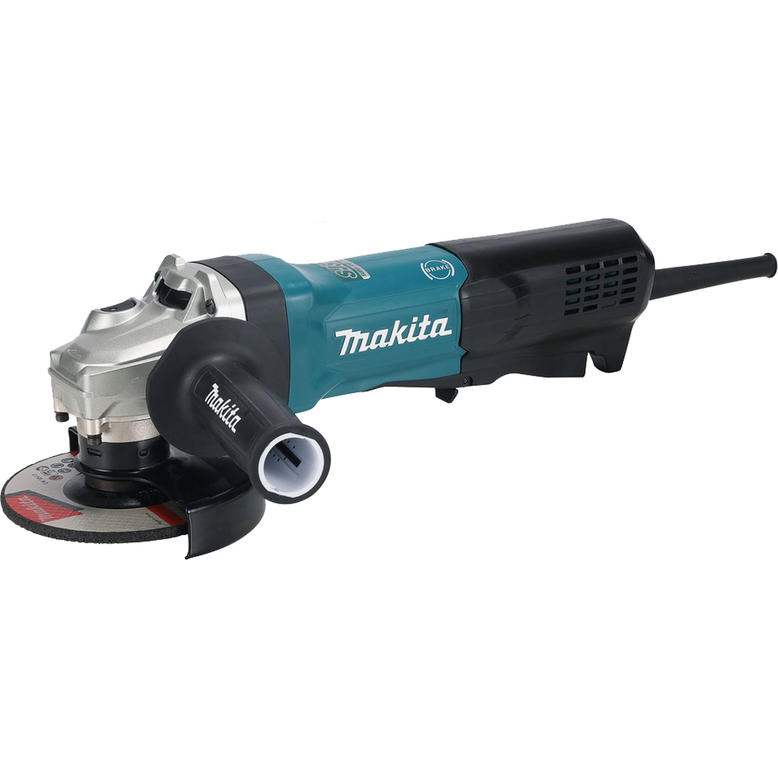 Makita GA5094 Winkelschleifer Ø 125 mm 1.900 W mit Bremse und Paddelschalter